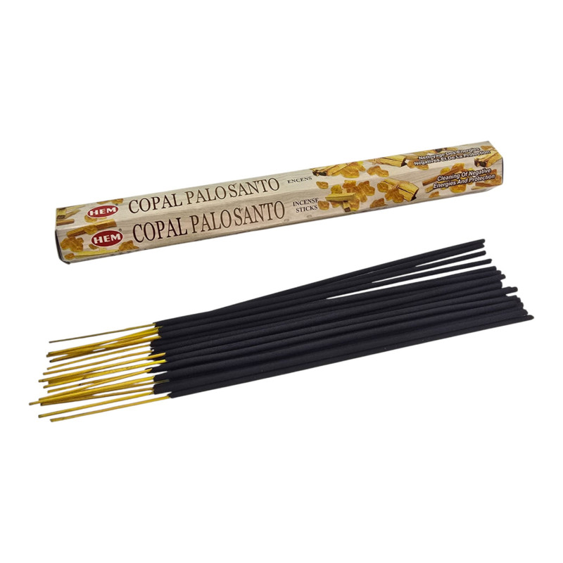 Пахощі на паличках HEM Copal Palo Santo (бурштин та пало санто)