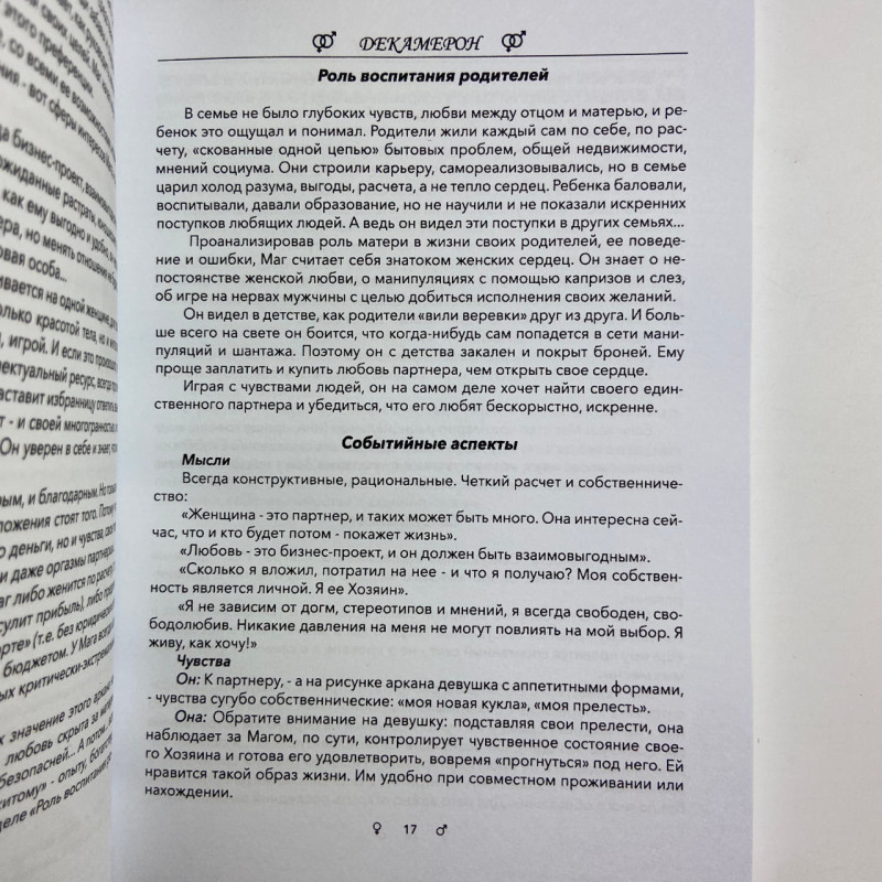 Книга Таро Декамерон Що хоче чоловік? Естер Сантера методичний посібник