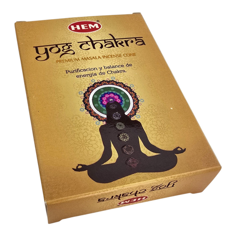 Подарунковий набір пахощів HEM Yog Chakra Masala Premium для йоги та медитації