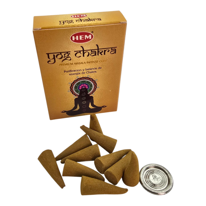 Подарунковий набір пахощів HEM Yog Chakra Masala Premium для йоги та медитації