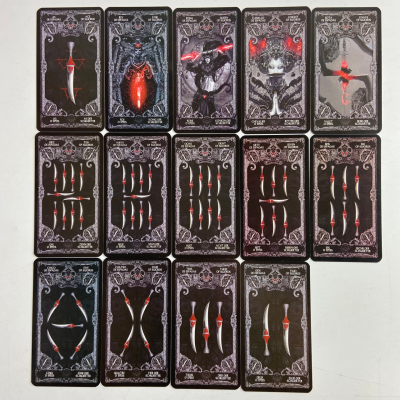 Карти Таро XIII Tarot by Nekro Некро 13 готична колода Таро