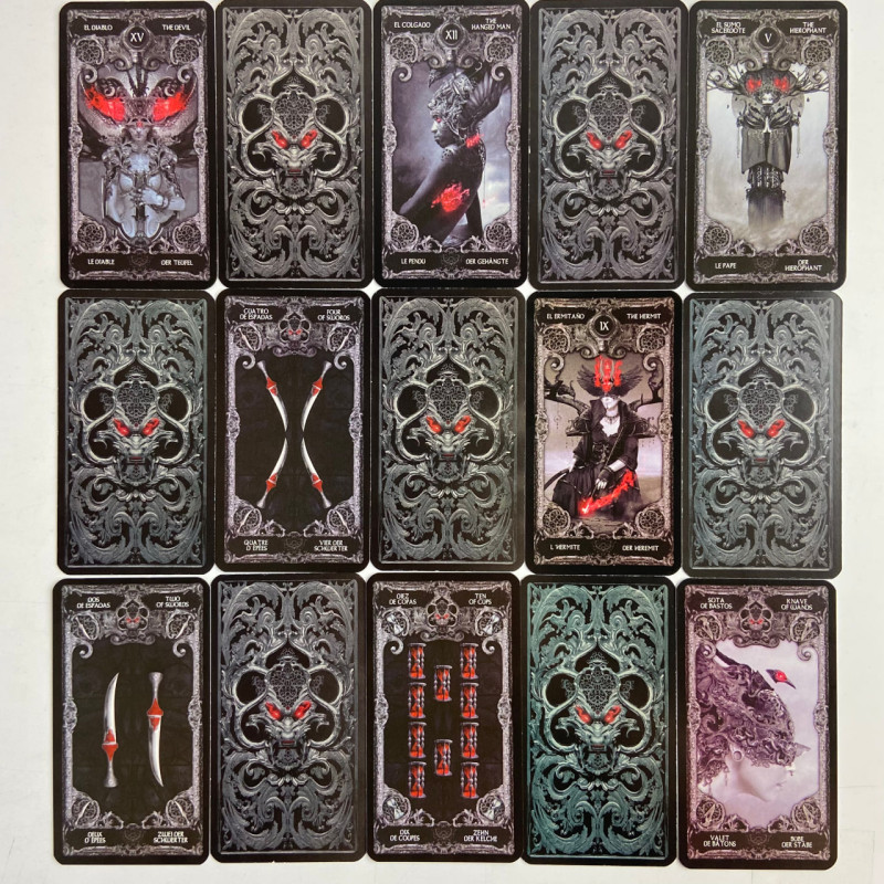 Карти Таро XIII Tarot by Nekro Некро 13 готична колода Таро