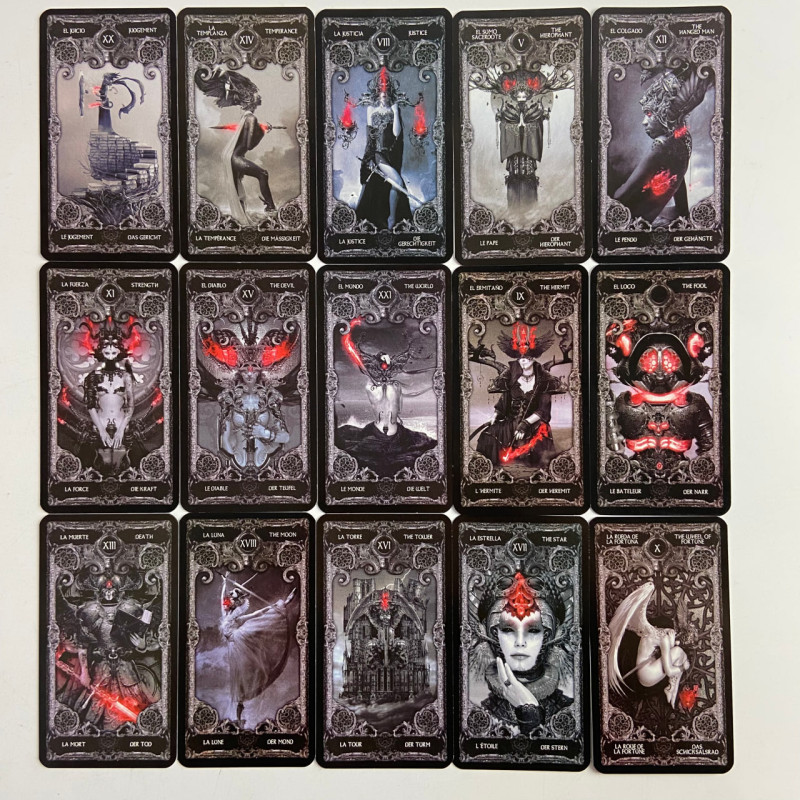 Карти Таро XIII Tarot by Nekro Некро 13 готична колода Таро