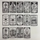 Карти Таро The Hermetic Tarot Герметичне таро Годфрі Доусон чорнобілі гравюри