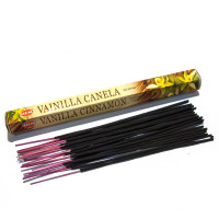 Угольные благовония HEM Vanilla Cinnamon (ваниль и корица) индийские ароматические палочки