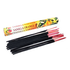 Вугільні пахощі HEM Vanilla Orange (ваніль та апельсин) на бамбуковій паличці
