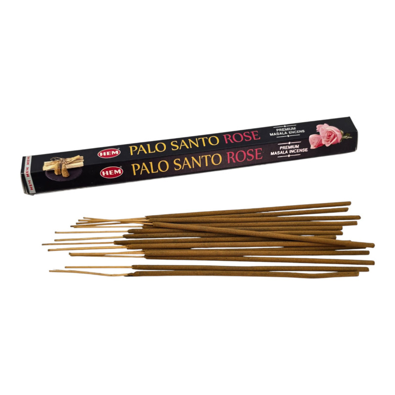 Пахощі ароматичні палички HEM Masala Palo Santo Rose Пало санто та троянда Premium