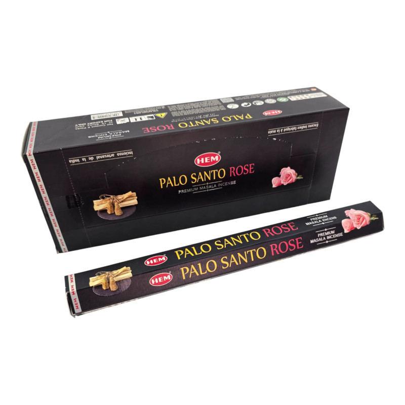 Пахощі ароматичні палички HEM Masala Palo Santo Rose Пало санто та троянда Premium