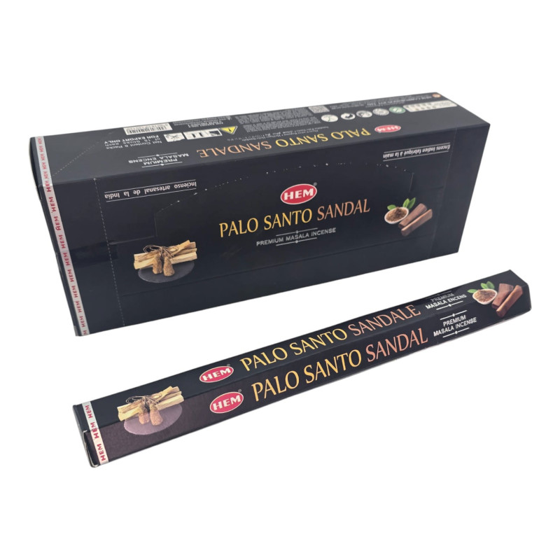 Пахощі масала HEM Palo Santo Sandal Premium ароматичні палички пало санто сандал