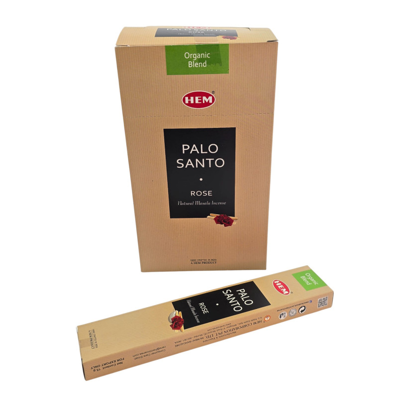 Пахощі масала HEM Palo Santo Rose ароматичні палички Пало санто та троянда