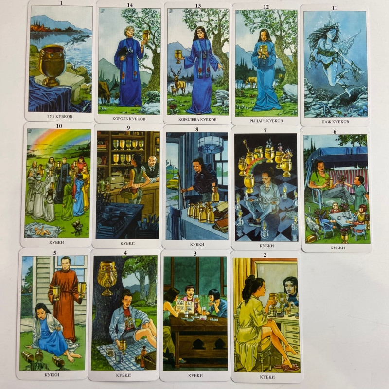 Карти Таро Pagan Tarot Язичницьке Джіні Пейс неоязичницька колода
