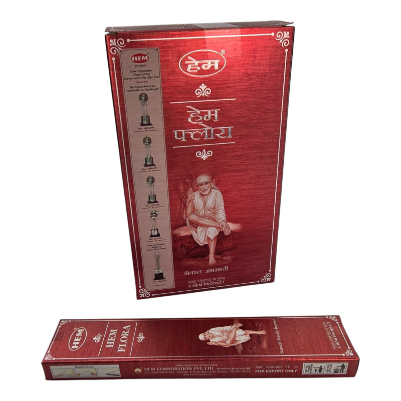 Пахощі масала HEM Flora Natural Masala Incense пилкові ароматичні палички