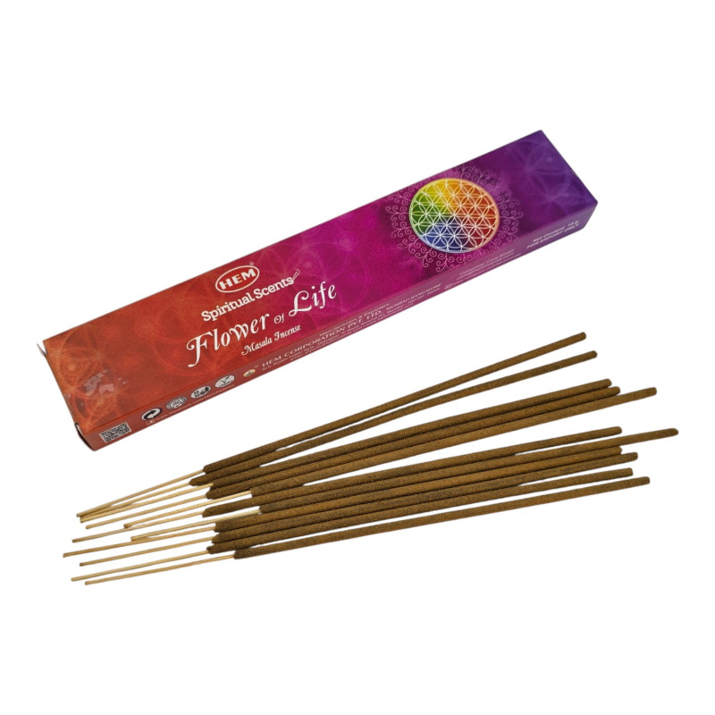Пыльцевые благовония HEM Masala Flower of Life «Цветок жизни» ароматические палочки