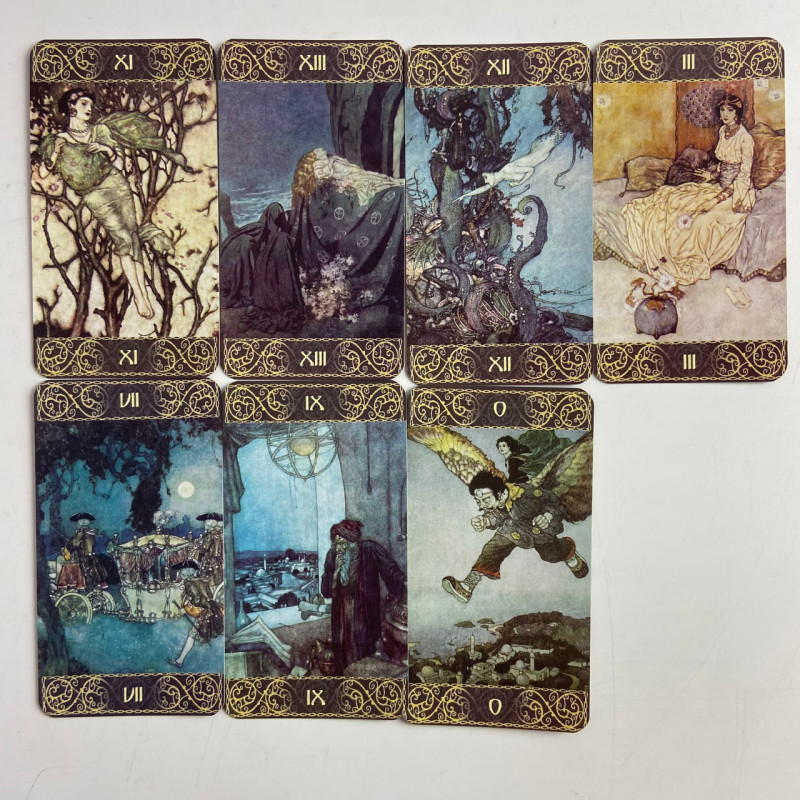 Карти Таро Edmund Dulac Tarot з ілюстраціями Едмунда Дюлака казкова колода