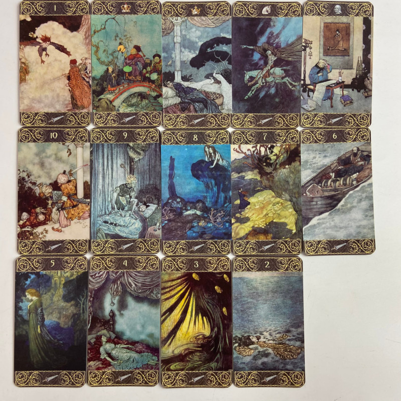 Карти Таро Edmund Dulac Tarot з ілюстраціями Едмунда Дюлака казкова колода