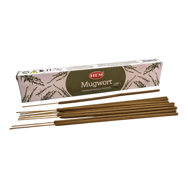 Пахощі масала HEM Mugwort Premium Masala Incense Полин ароматичні палички