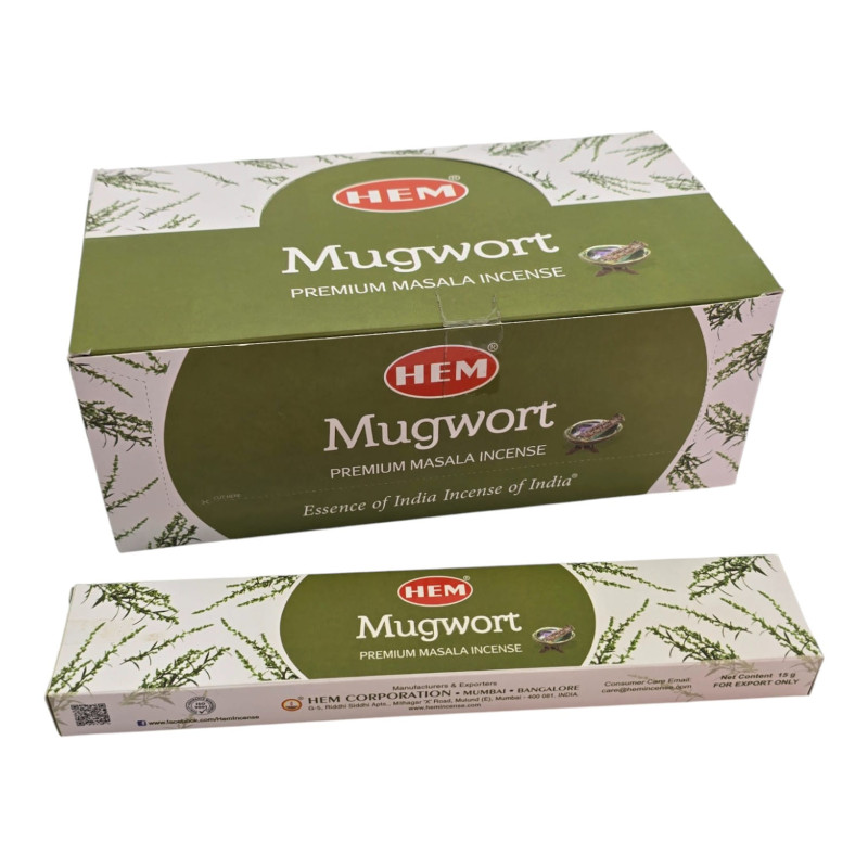 Пахощі масала HEM Mugwort Premium Masala Incense Полин ароматичні палички