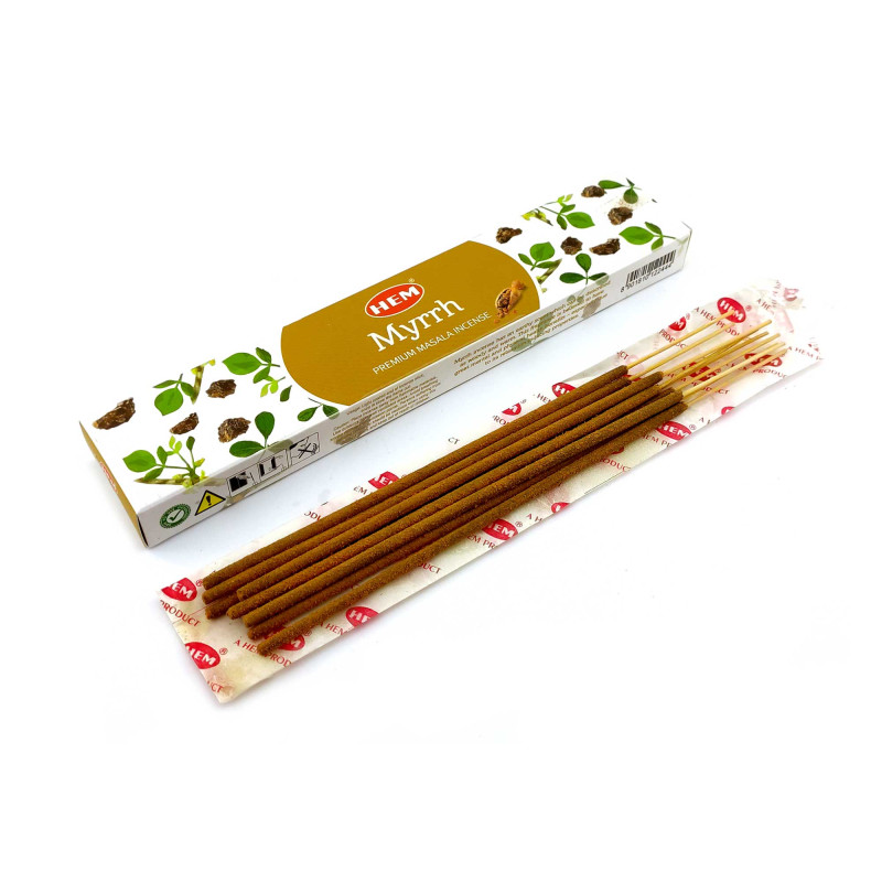 Пахощі масала HEM Myrrh Premium ароматичні палички Мірра
