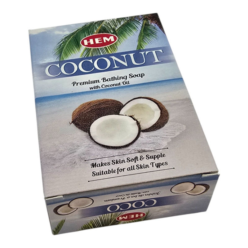 Туалетне мило HEM Coconut кокосове на рослинній основі