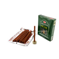 Безосновні пахощі HEM Precious Musk Dhoop Sticks Дорогоцінний муск з корицею