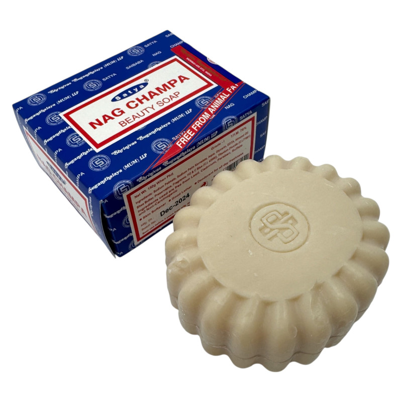 Туалетне мило Satya Nag Champa з ароматом наг чампа на рослинній основі