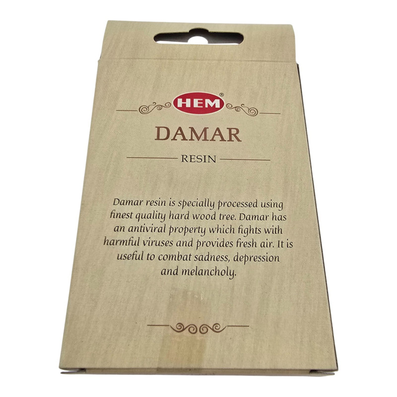 Ароматична смола HEM Damar Resin для медитації та ароматизації приміщення