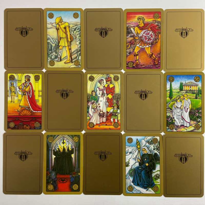 Подарунковий набір Таро Симболон (Symbolon) книга та карти оракул архетипів