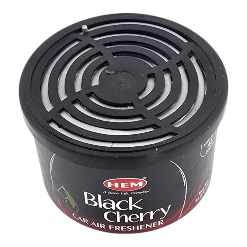 Ароматизатор в авто HEM Black Cherry у баночці з ароматом чорної вишні