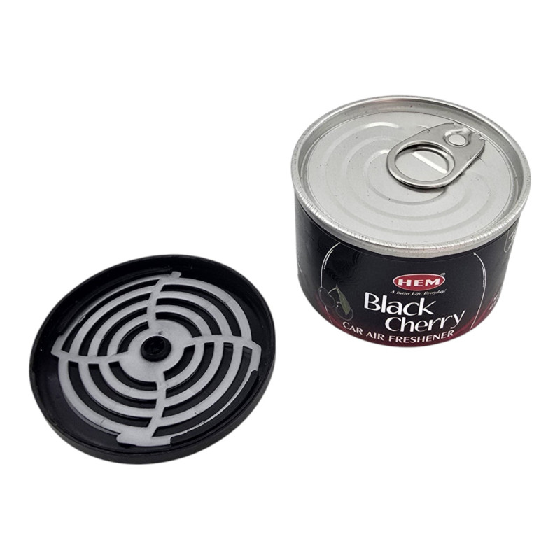 Ароматизатор в авто HEM Black Cherry у баночці з ароматом чорної вишні