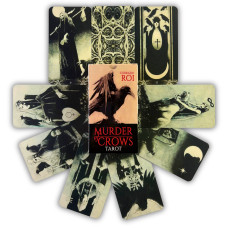Карты Таро Murder of Crows Tarot «Ворон Смерти», готическая колода без подписей
