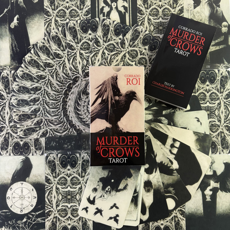 Карты Таро Murder of Crows Tarot «Ворон Смерти», готическая колода без подписей