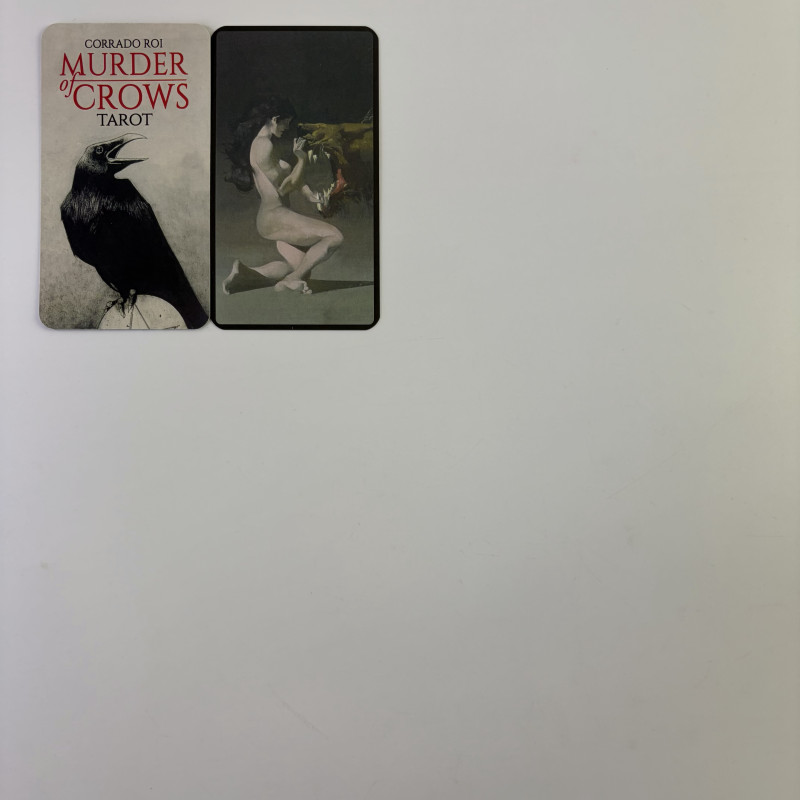 Карты Таро Murder of Crows Tarot «Ворон Смерти», готическая колода без подписей
