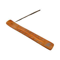 Підставка для пахощів "Слони" із дерева, помаранчева ZP-1070