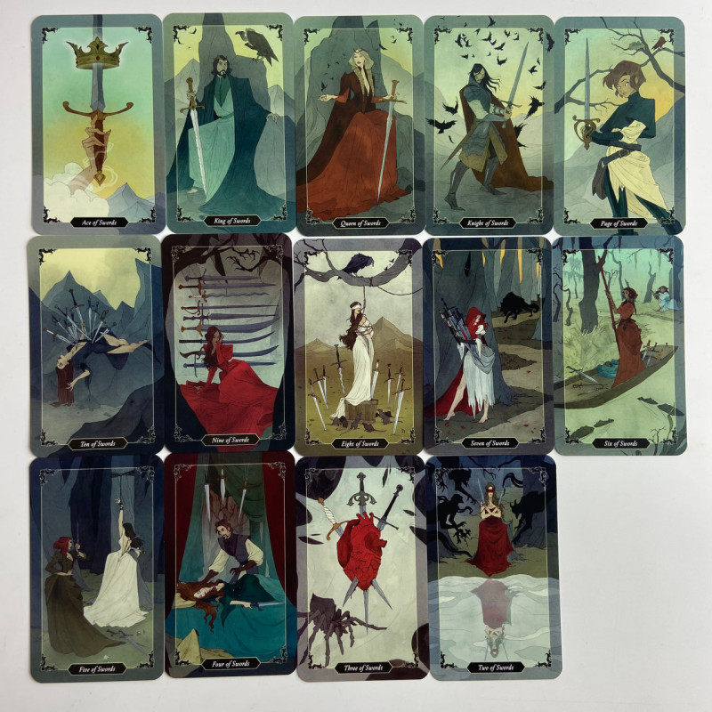 Карти Таро Dark Wood Tarot Темний ліс подарунковий набір з книгою