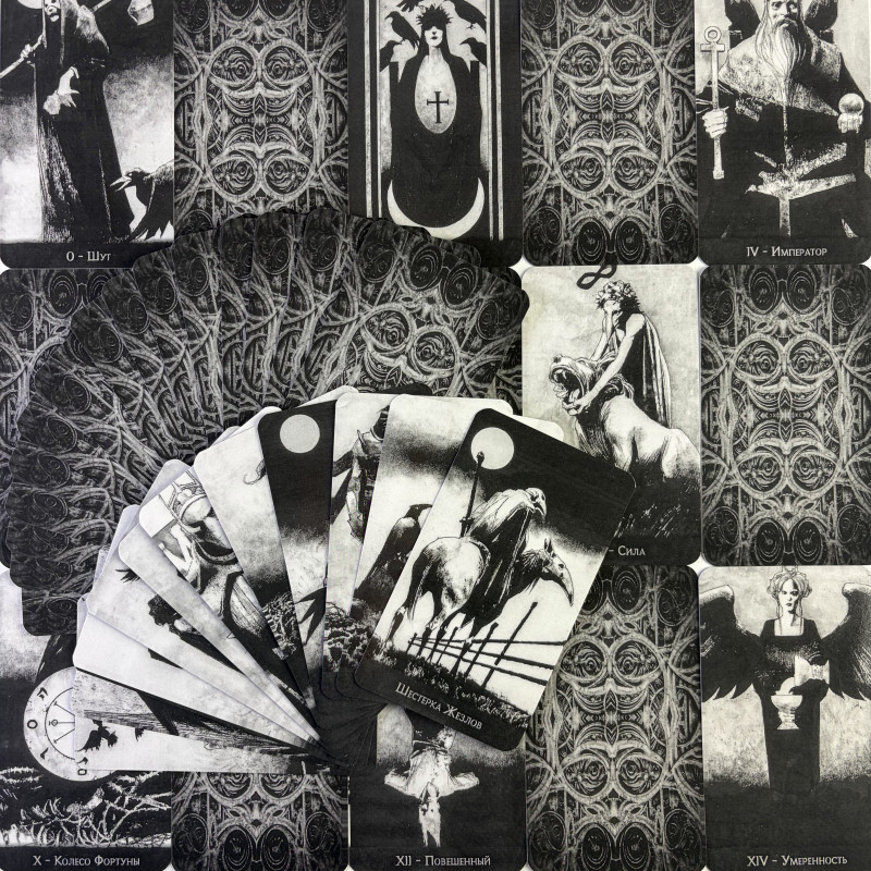 Карти Таро Ворон Смерті, Murder of Crows Tarot (Російська версія) TR-B-844