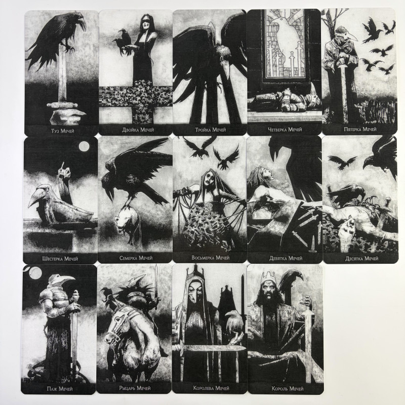 Карти Таро Ворон Смерті, Murder of Crows Tarot (Російська версія) TR-B-844