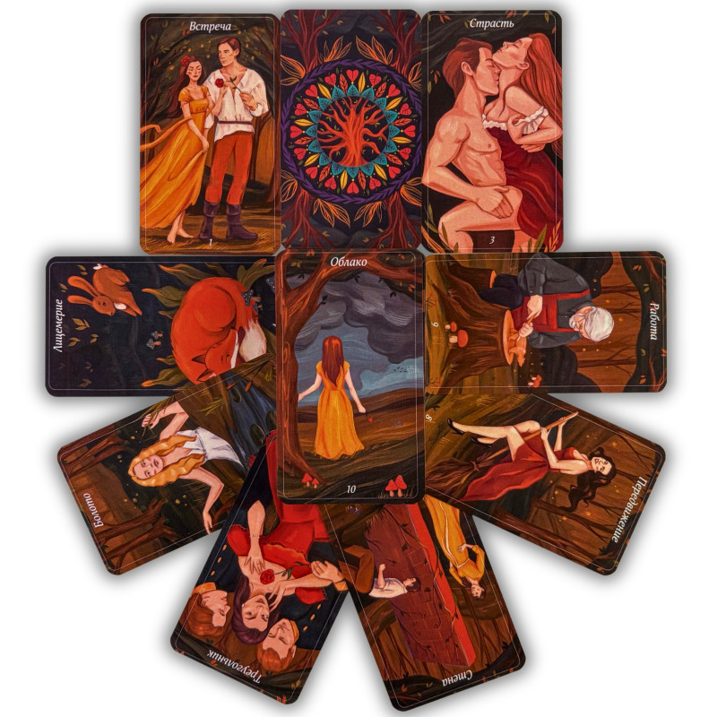 Карти Таро Ліс кохання, Forest of Love Oracle (Російська версія) TR-B-846
