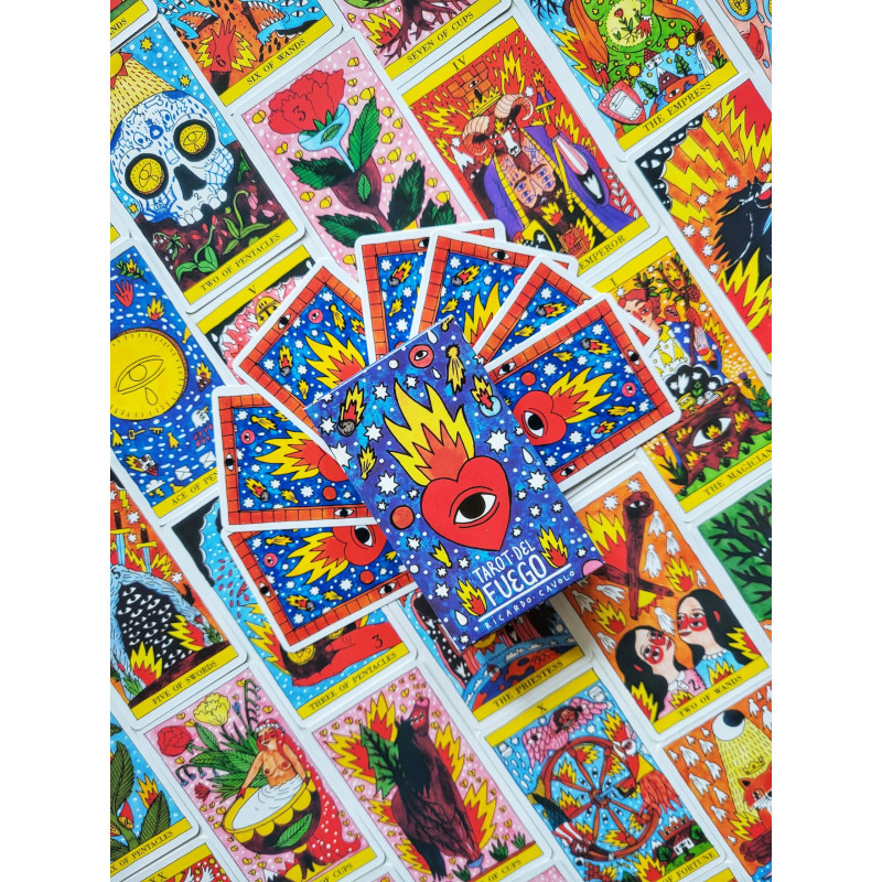 Карты Таро Tarot del Fuego (Таро Пламени) колода Рикардо Каволо