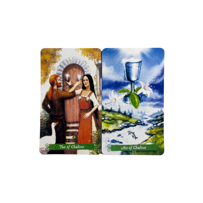 Карты Таро The Green Witch Tarot Зелёной Ведьмы, кельтская викканская тематика