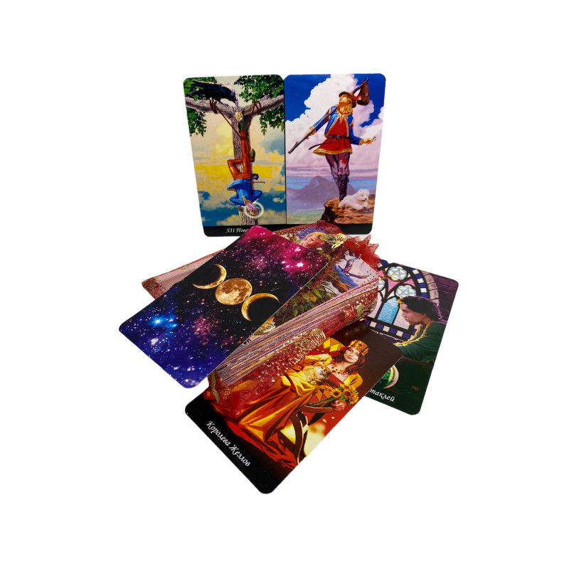 Карты Таро Witches Tarot «Чаклунське» Эллен Дуган, колода в стиле Уэйта