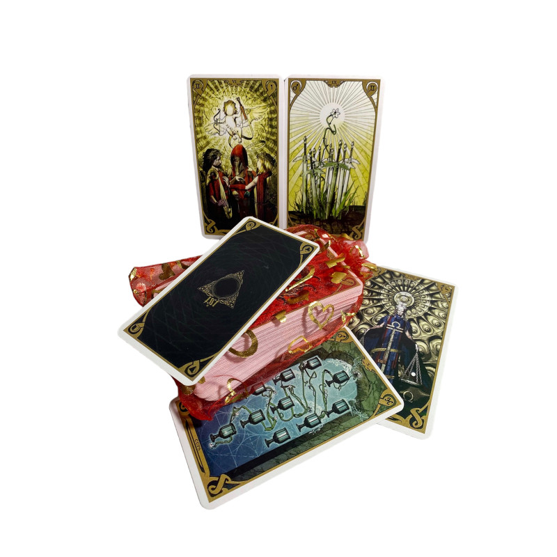 Карты Таро «Ночное Солнце» (Night Sun Tarot), колода Фабио Листрани, монохромные