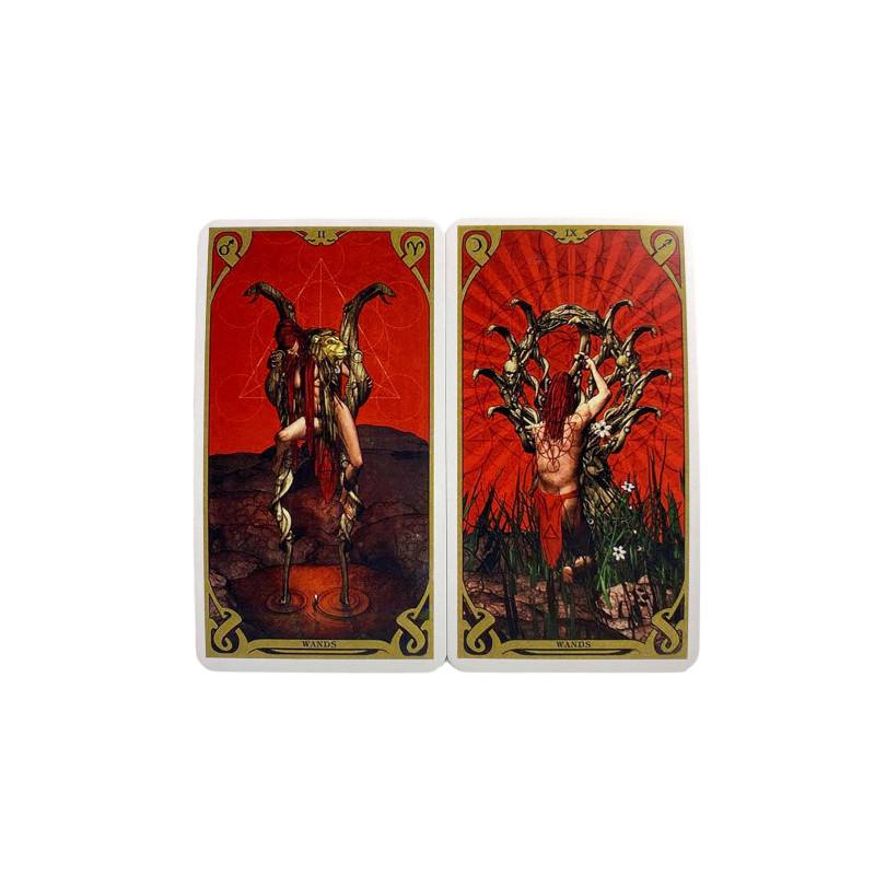 Карты Таро «Ночное Солнце» (Night Sun Tarot), колода Фабио Листрани, монохромные