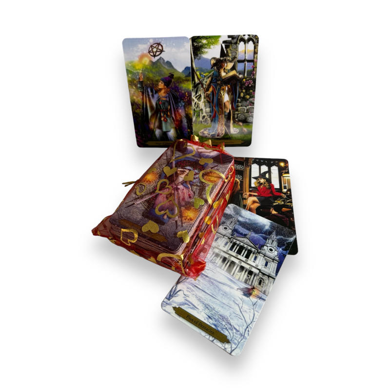 Карты Таро Wizards Tarot Барбара Мур фэнтезийная колода Райдера-Уэйта