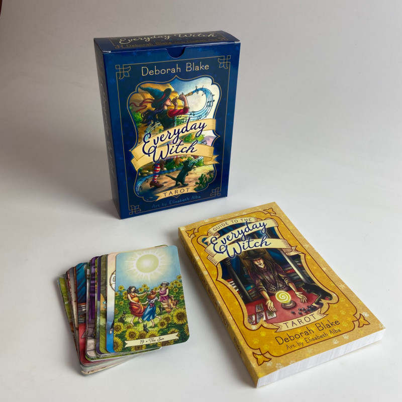 Подарунковий набір карти Таро Everyday Witch Tarot з книгою Deborah Blake