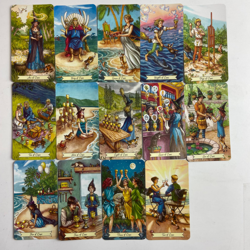 Подарунковий набір карти Таро Everyday Witch Tarot з книгою Deborah Blake