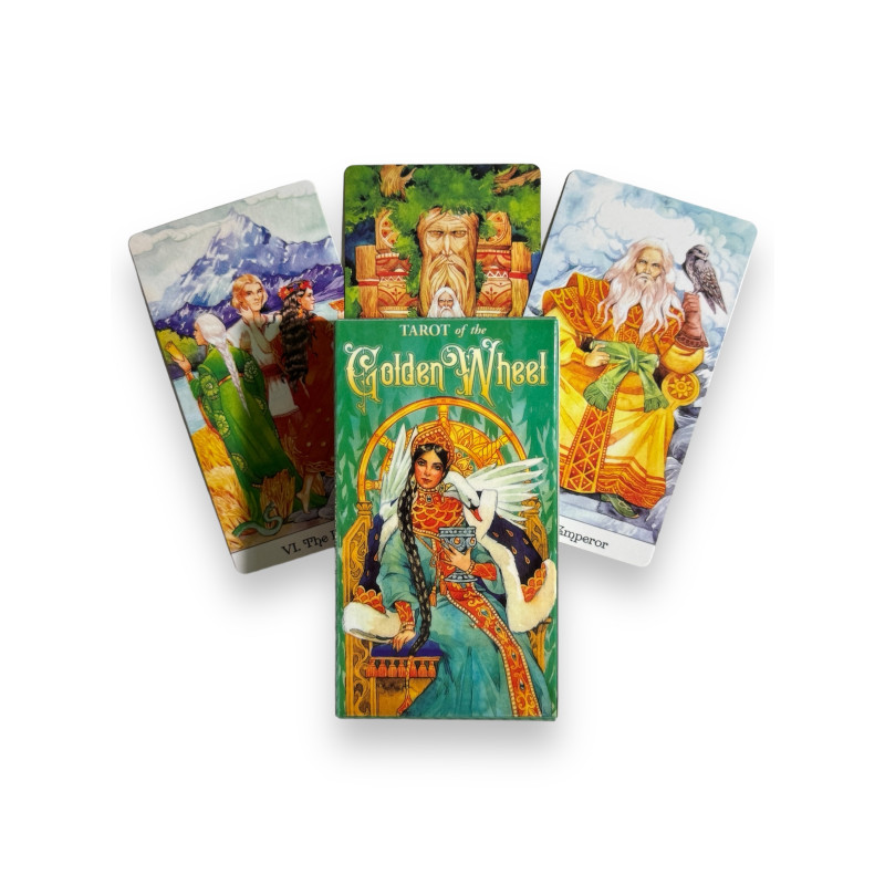 Карти Таро Золотого Колеса Tarot of the Golden Wheel зменшена колода Райдера-Уейта