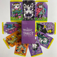 Карты Таро Magic Tarot «Магическое» уменьшенная колода, марсельская традиция