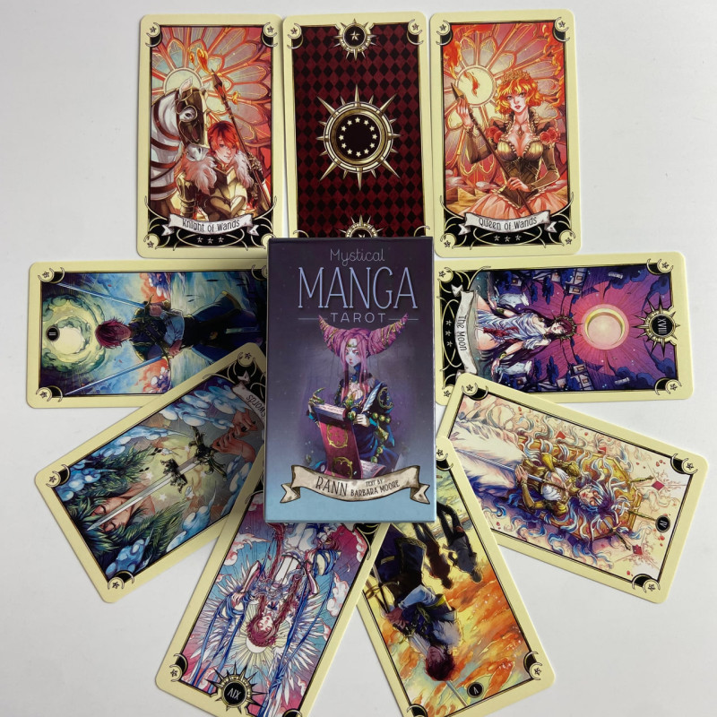 Таро-карты Mystical Manga Tarot Мистические манга-карты в стиле манга-аниме