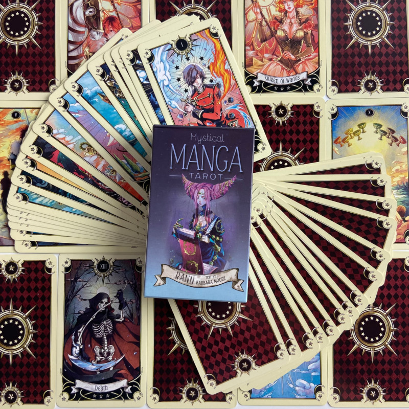 Таро-карты Mystical Manga Tarot Мистические манга-карты в стиле манга-аниме