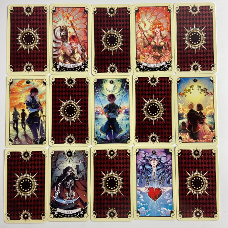 Таро-карты Mystical Manga Tarot Мистические манга-карты в стиле манга-аниме